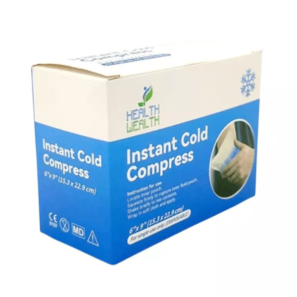 Health Wealth Instant Cold Compress Pack 6x9 1's