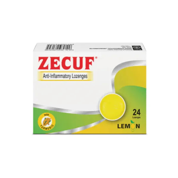 Zecuf Anti Inflammatory Lozenges Lemon 24's 