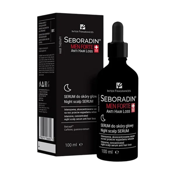 seboradin men forte anti hair loss night scalp serum 100ml