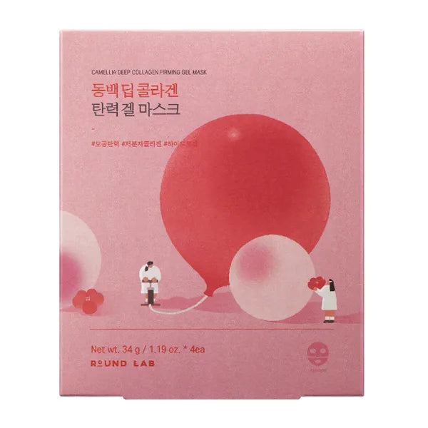 round lab camellia deep collagen firming gel mask 34gm 