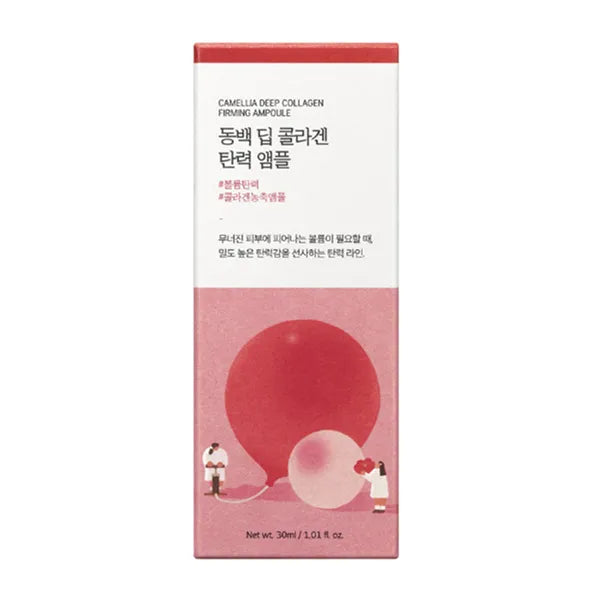 round lab camellia deep collagen firming ampoule 30ml 