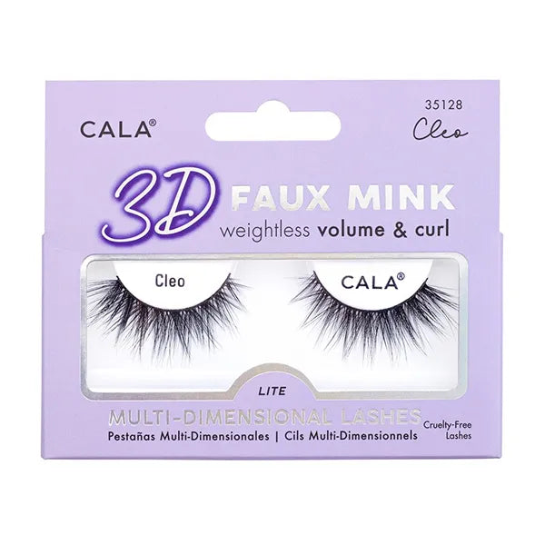 Cala 3d faux mink lashes cleo