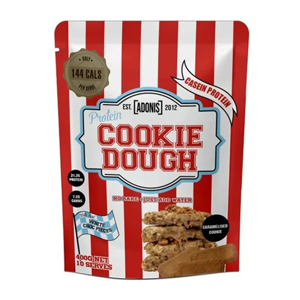 Adonis Protein Cookie Dough 400gm Caramelised Cookie