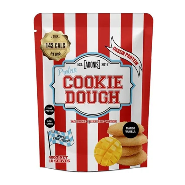 Adonis Protein Cookie Dough 400gm Mango Vanilla