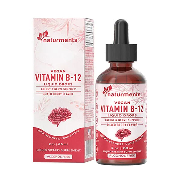 Naturements Vegan Vitamin B12 Liquid Drops 60ml