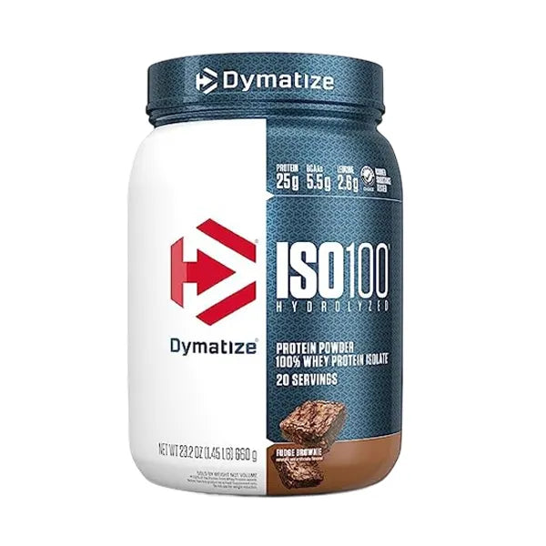 Dymatize Iso 100 Hydrolyzed Fudge Brownie 1.45lbs 