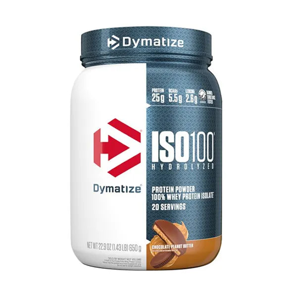 Dymatize Iso 100 Hydrolyzed Choco Peanut Butter 1.43lbs 