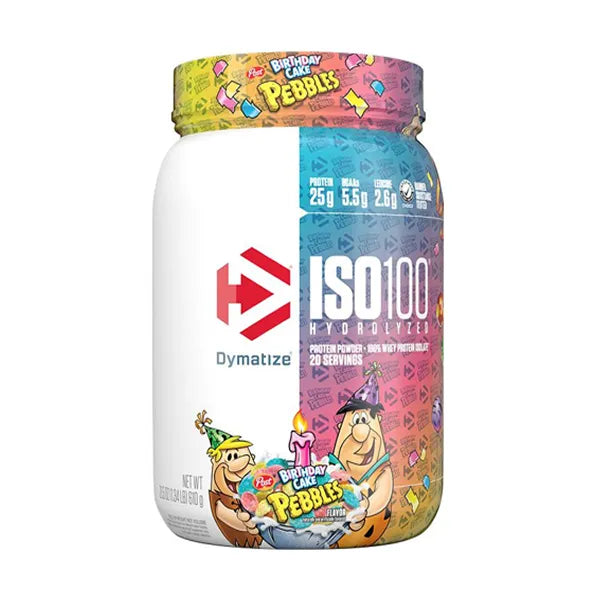 Dymatize Iso 100 Hydrolyzed Birthday Cake Pebbles 1.34lbs 