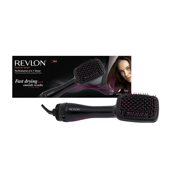 مجفف الشعر الكهربائي من ريفلون مع فرشاة مسطحة – بيرفكشنيست