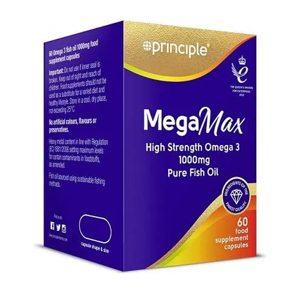 Principle megamax omega 3 1000mg cap 60's 
