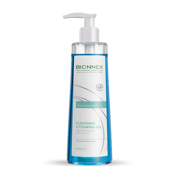 Bionnex rensaderm cleansing &amp; foaming gel 200ml 