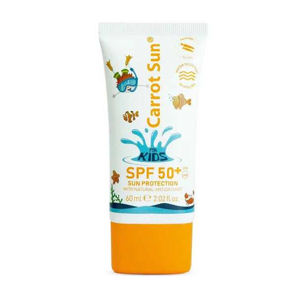 Carrot sun sunscreen cream for kids spf50+ 60 ml