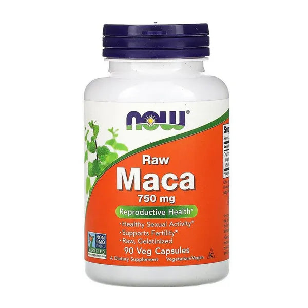 Now RAW Maca 750mg Veggie Cap 90's 