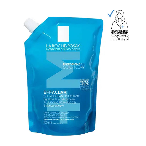 Lrp Effeclar Acne Foaming Cleansing Gel Oily Refill 400ML 30259