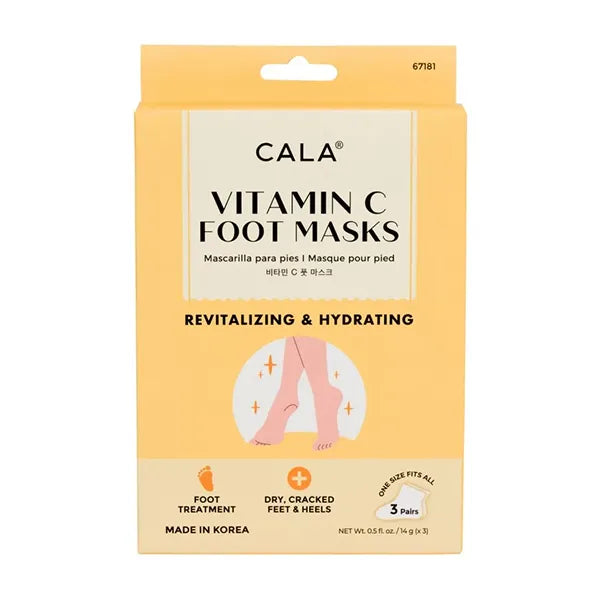 Cala Vitamin C Foot Mask 3 Pairs