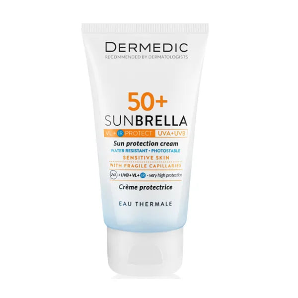 Dermedic Sunbrella Spf50+ Sun Protec Cream Skin W/fragile Cappillaries 50ML 