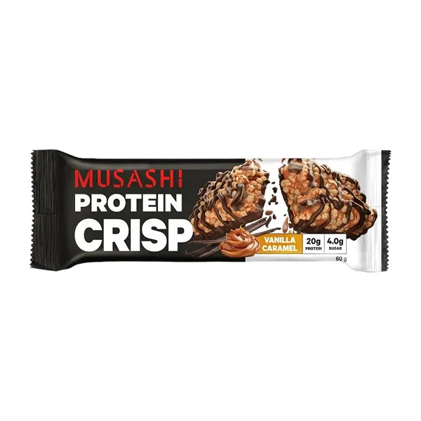 Musashi Protein Crisp Bar Vanilla Caramel 60GM 