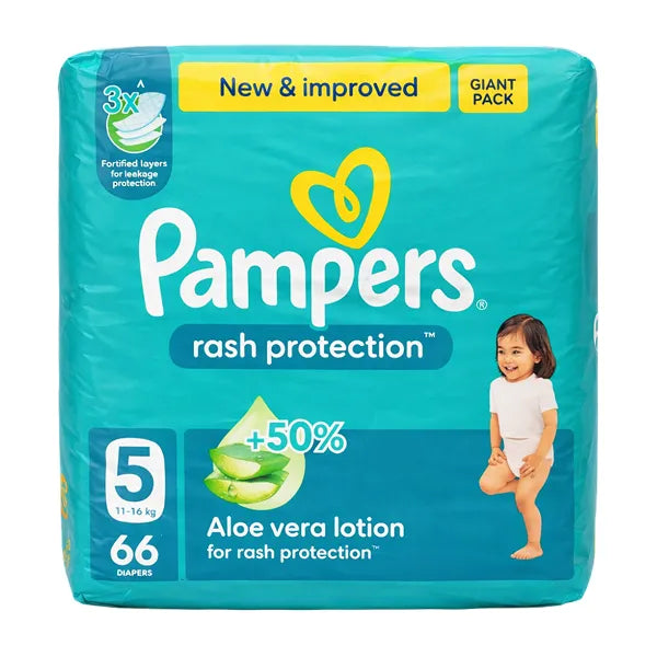 Pampers ML Diapers S5 2x66's (Pcp)