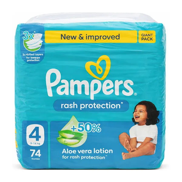 Pampers ML Diapers S4 2x74's (Pcp)