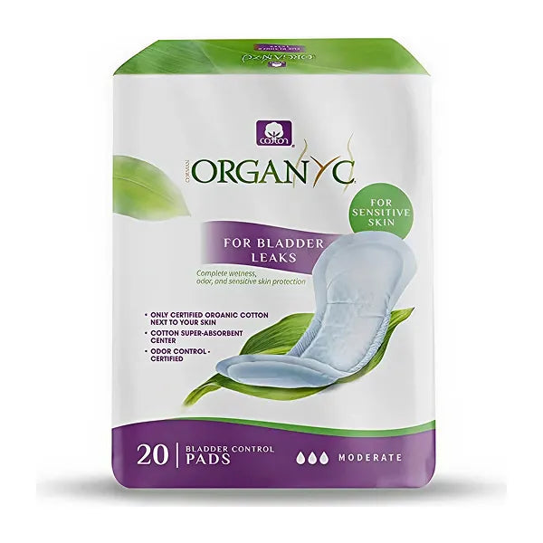 Organyc Light Incontinence Moderate Pads 20's