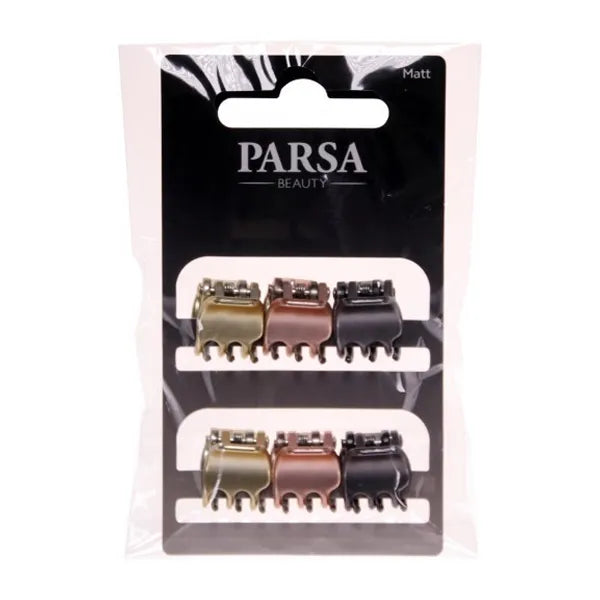 Parsa Hair Clip Multicoloured 6'pcs 
