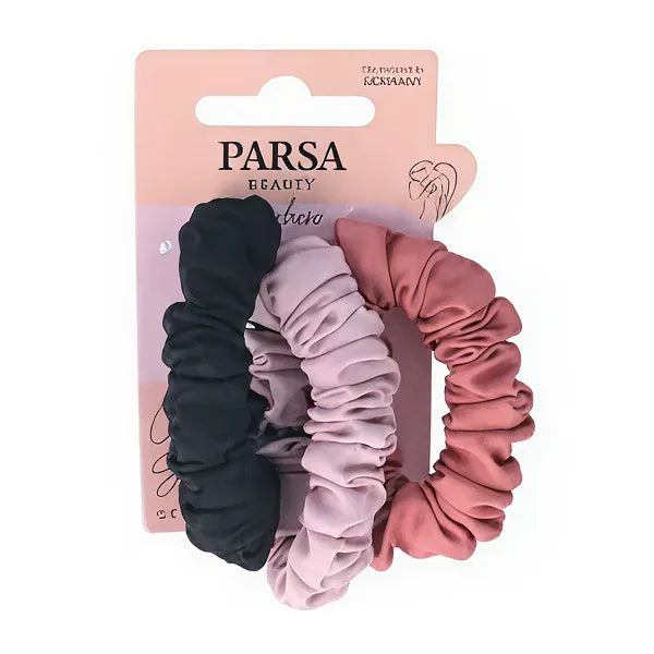 Parsa Spiral Hair Tie Extra Strong Multicolored 3'pcs 