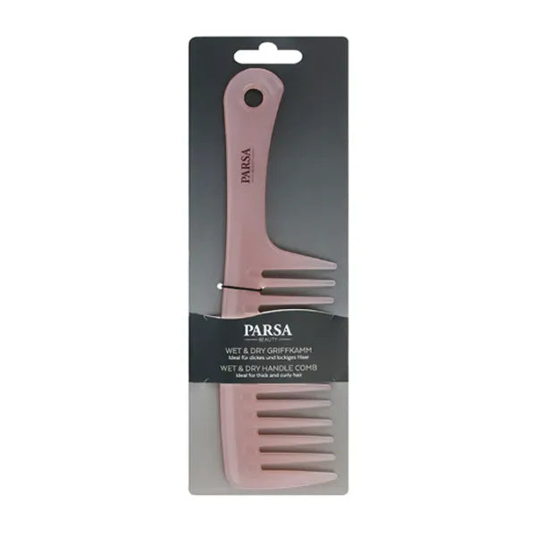 Parsa Styling Comb Wet &amp; Dry Pink