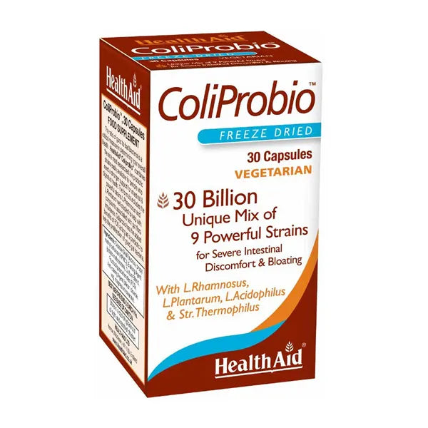 Health Aid Coliprobio 30 Billion Veggie Capsules 30's