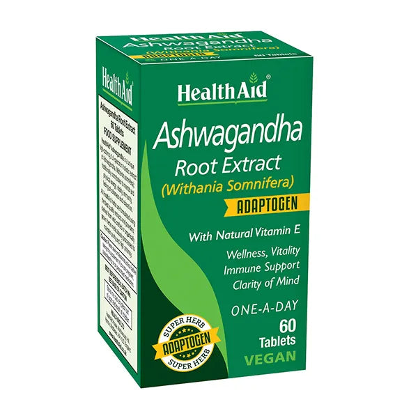 Health Aid Ashwagandtha Root Extract Tab 60's