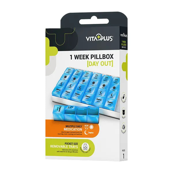 Vitaplus One Week Day Out Pill Box
