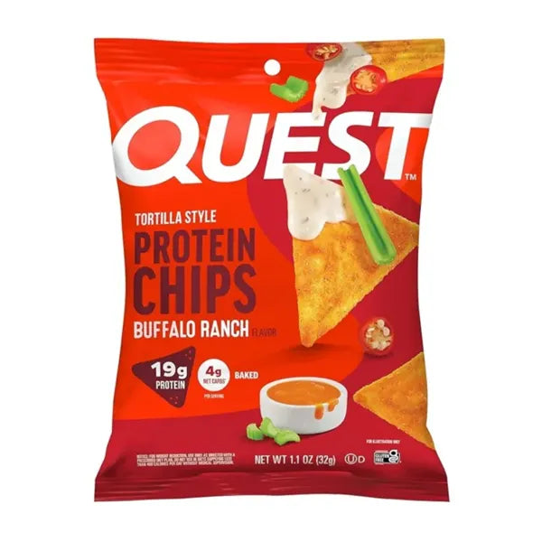 Quest Protein Tortilla Chips Buffallo Ranch 32GM
