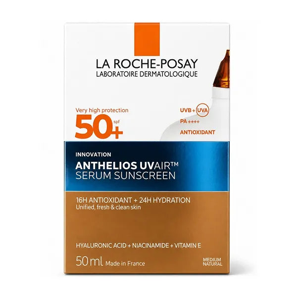 Lrp Anthelios UV Air Serum Spf50+ Sunscreen 50ML - Medium Natural
