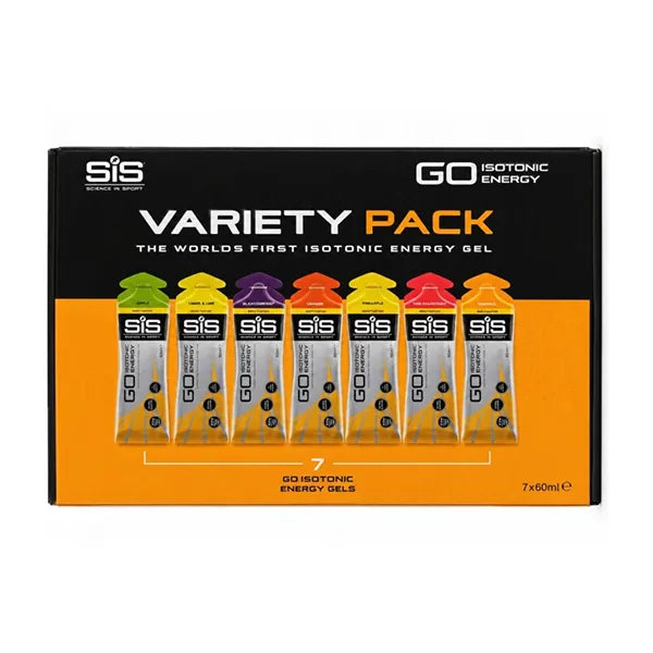 Sis Pack Go Isotonic Energy Gel Variety 7x60ml