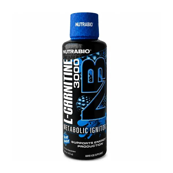 Nutrabio L-carnitine 3000 Metabolic Ignitor Blue Razz Flavor 473ML
