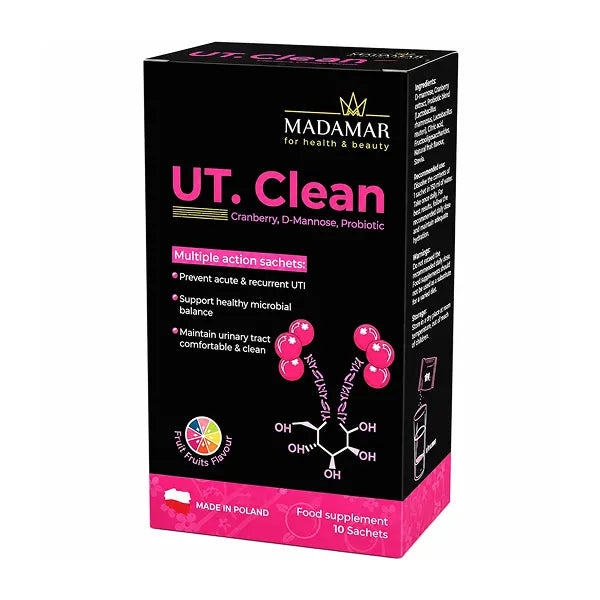 Mada Ut Clean Cranberry Sachet 10'S