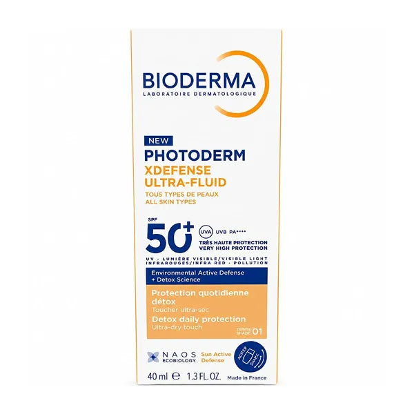 Bioderma Pht Xdefense Ultra Fluid Spf50+ Very Light T01 40Ml