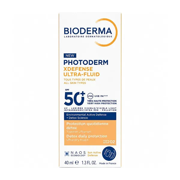 Bioderma Pht Xdefense Ultra Fluid Spf50+ Light T02 40Ml