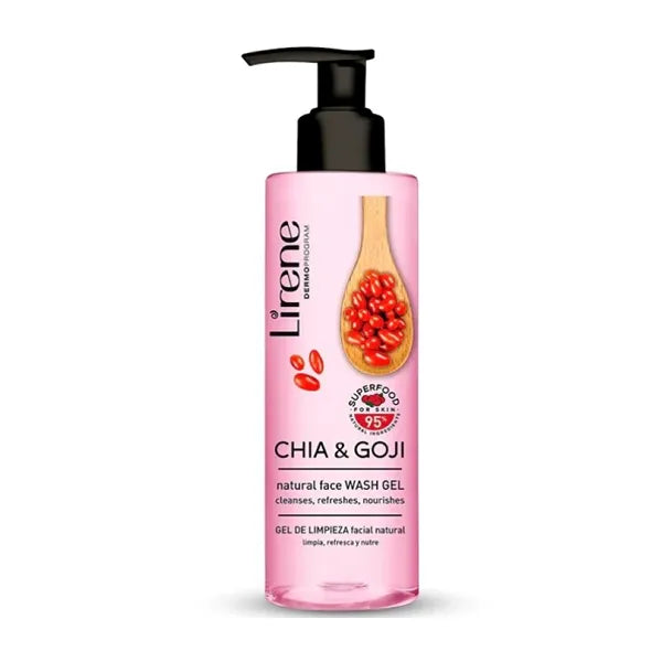 Lirene Chia & Goji Natural Face Wash Gel 190ML