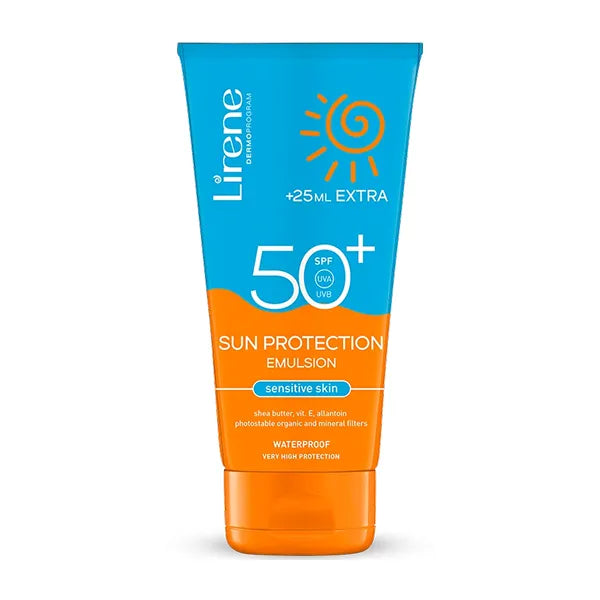 Lirene Sun Protection Emulsion Spf50+ For Sensitive Skin 150ML+25ML