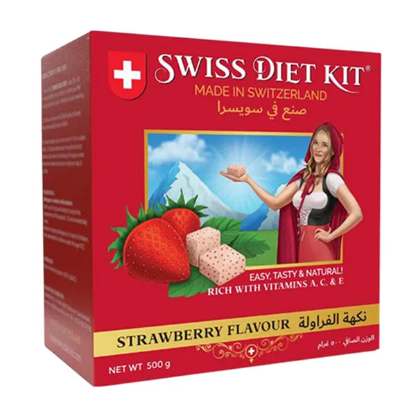Swiss Diet Kit Strawberry Flavour 500GM