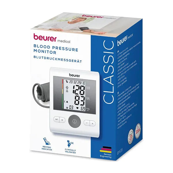 Beurer Bm 28 Upper Arm Bp Monitor W/Adaptor-classic 