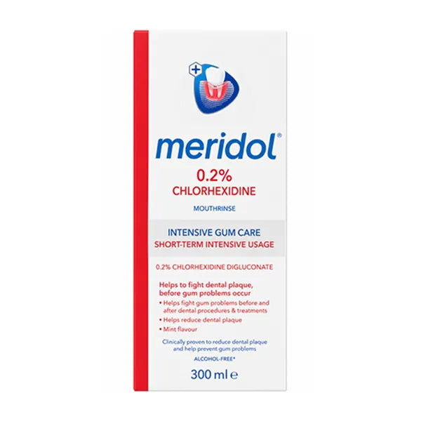 Meridol Mouthwash Chlorhexidine 300ML