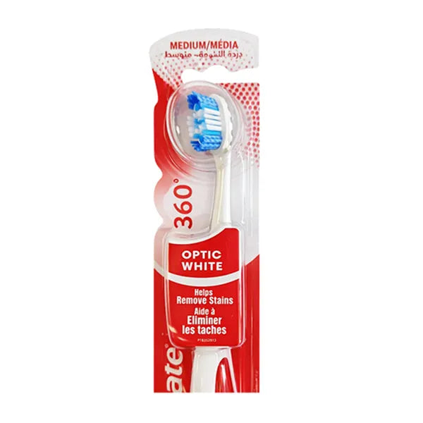 Colgate Toothbrush 360ú Optic White Sonic Power Soft 1's 