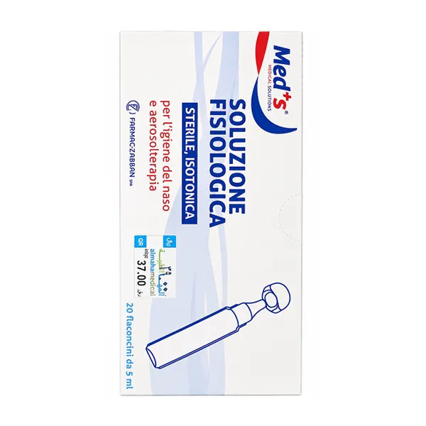 Med+s Normal Saline Amp For Nebulizer 5ML 20's 