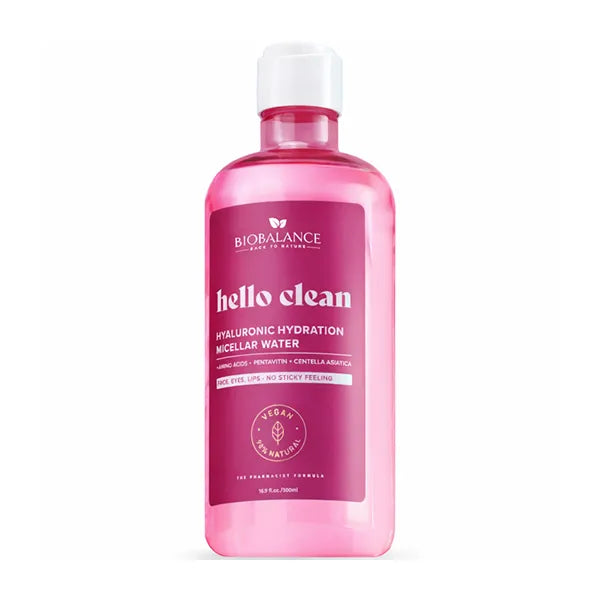 Biobalance Hello Clean Hyaluronic Hydration Micellar Water 500ML 