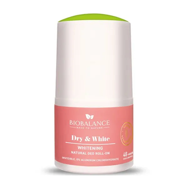 Biobalance Dry &amp; Wet Whitening Natural Deo Roll On 50ML 