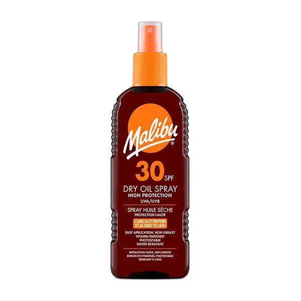 Malibu Spf30 Dry Oil Spray 200Ml 