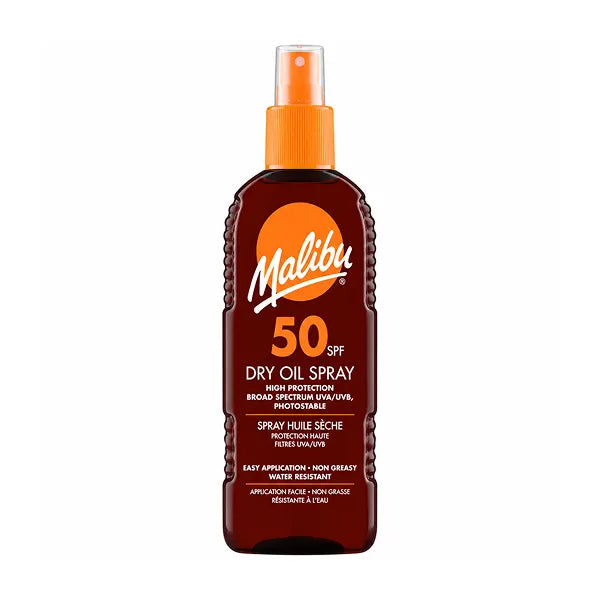 Malibu Spf50 Dry Oil Spray 200Ml 