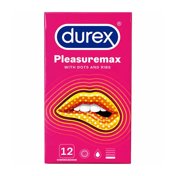 Durex Pleasuremax Condom With Dots &amp; Ribs 12's