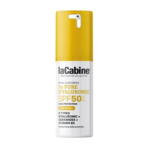Lacabine 5x Pure Hyaluronic Spf50 Facial Fluid Cream 30ML